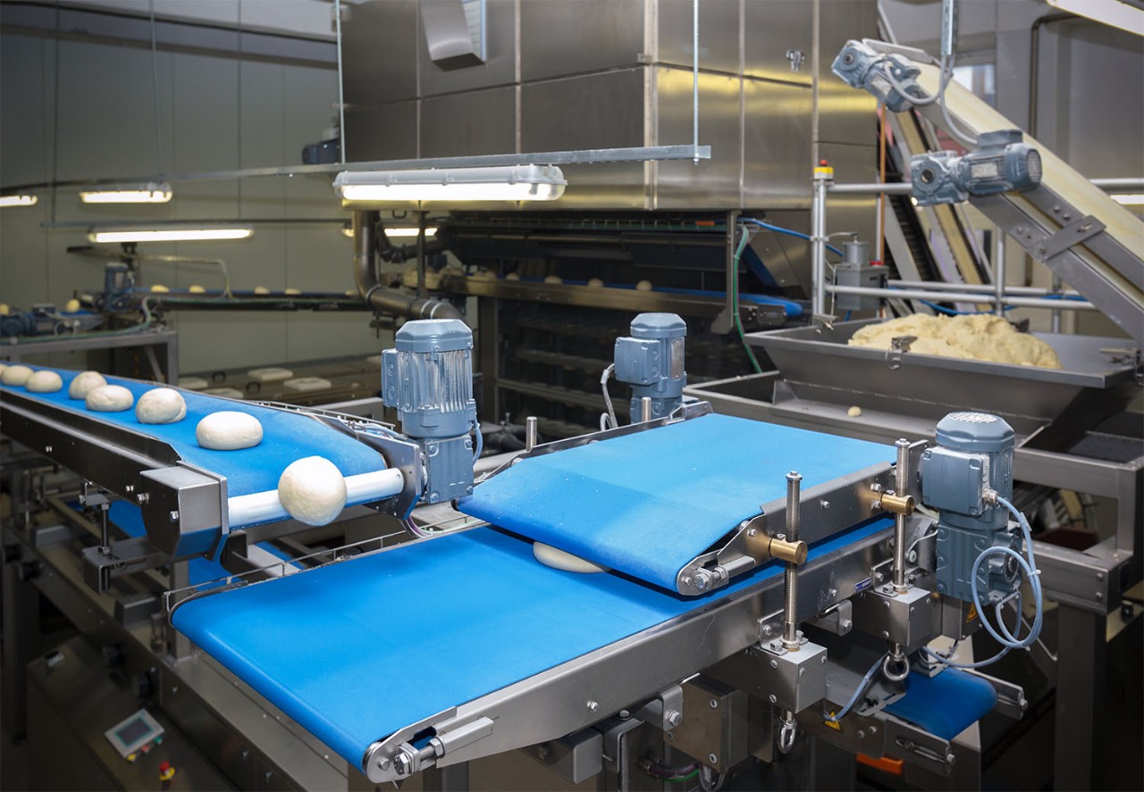 Baked Breads on the production